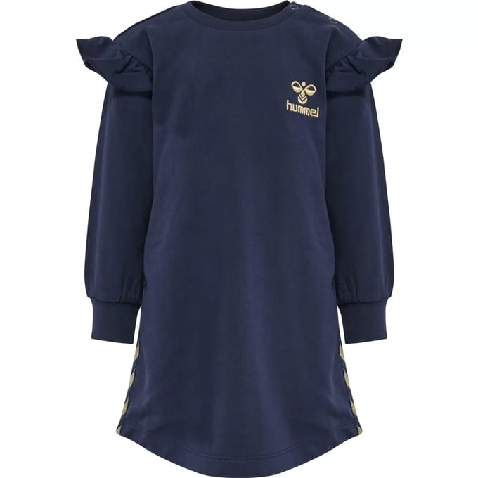 Hummel kinderjurk met korte mouwen Hmlsigne Sweat Dress 215529
