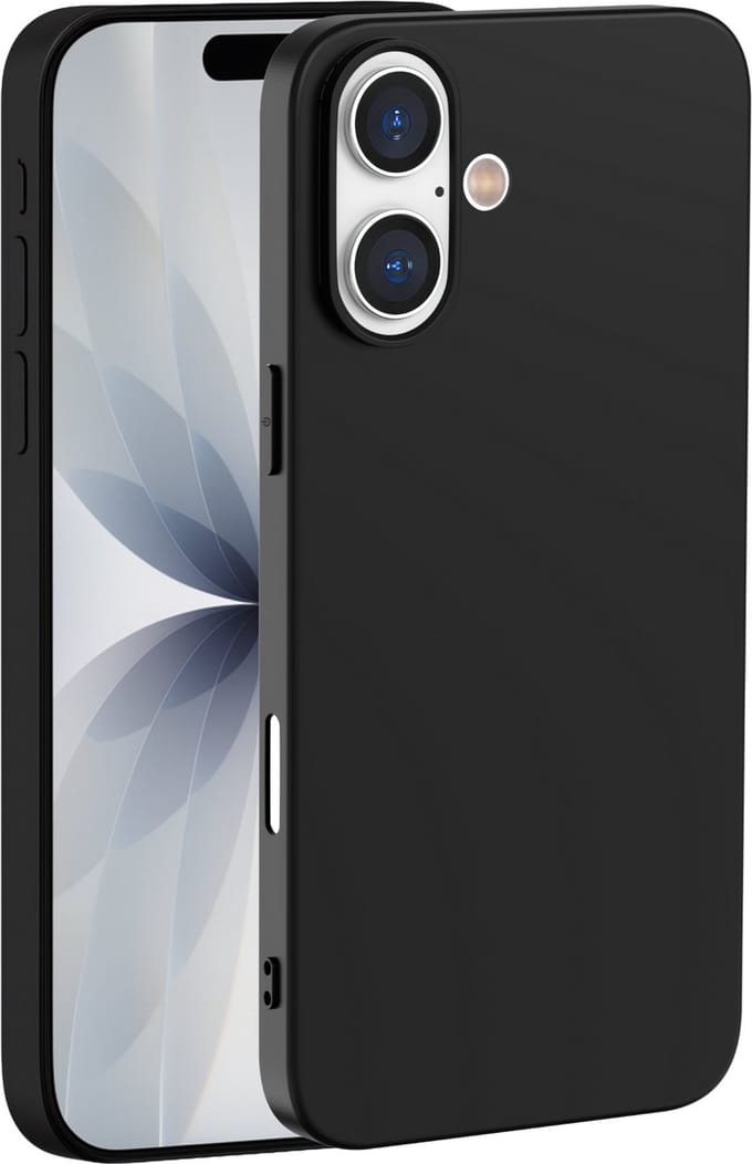 iPhone 17 - Hoesje backcover Shockproof siliconen Zwart