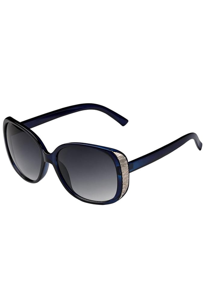 Zonnebril New Edge blauw en zilver Blauw & Silver Plastic One size