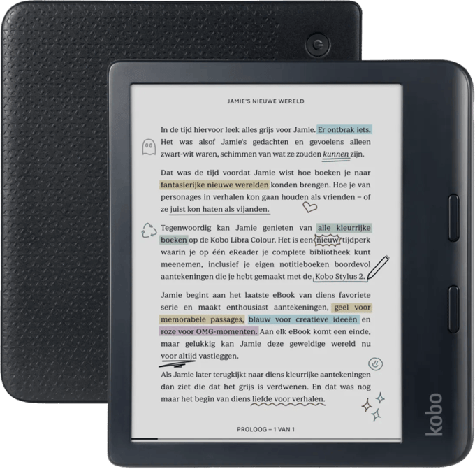 Kobo Libra Colour e-Reader zwart