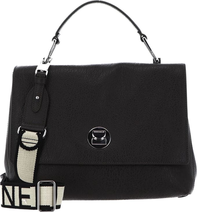 COCCINELLE Leren Handtas Schoudertas Liya Elephant Handbag Bark Donkerbruin