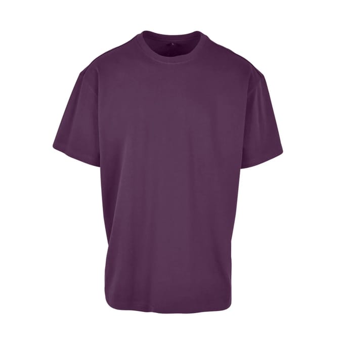 Build Your Brand - Heavy Oversized T-Shirt - Cherry maat M