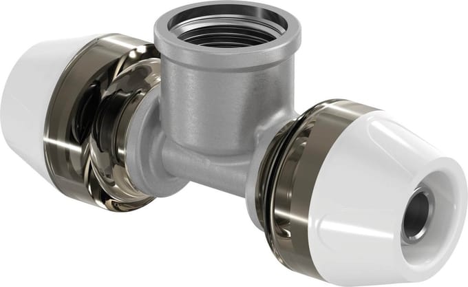 Uponor RTM T-stuk 20x1/2'' binnendraad x 20 mm