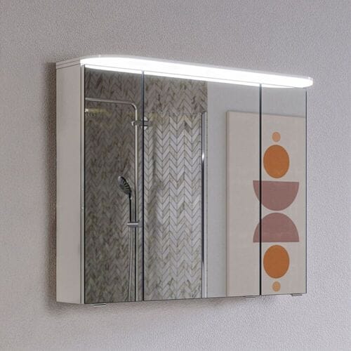 Pelipal Balto sprint mirror cabinet 85.2 cm LED edge lighting SEKE01085G1260S