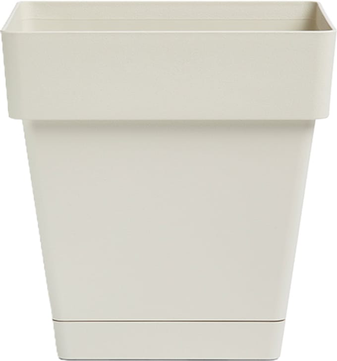 Elezza cSmart Bloempot L17 x B17 x H17 cm - Amandel