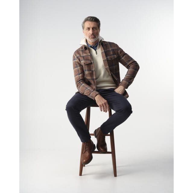 Campbell Overshirt Bruin Heren