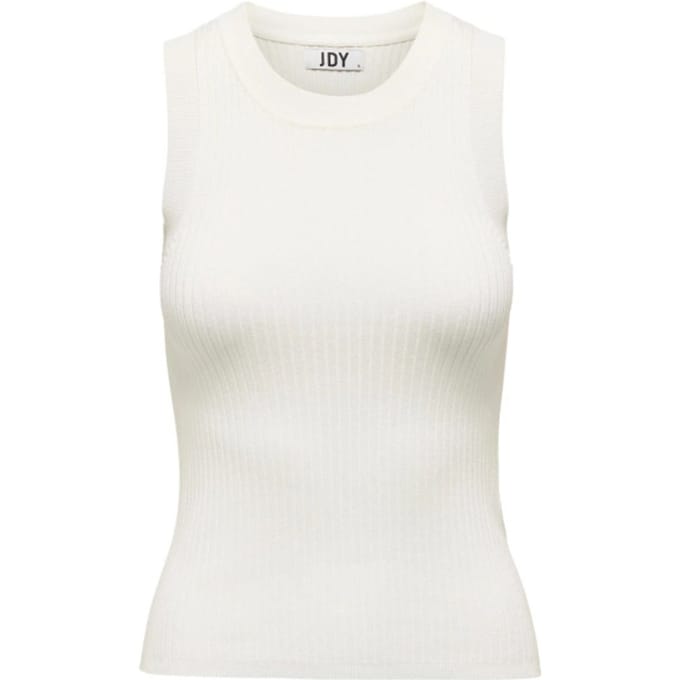 JDY JDYAYA TANK TOP KNT NOOS Dames Trui - Cloud Dancer