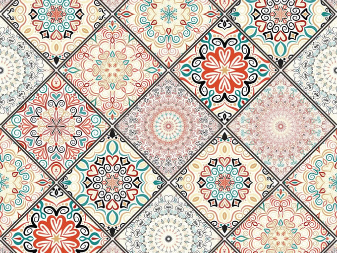 Vinyl | Vloerkleed vinyl | 2 | 170x170 cm
