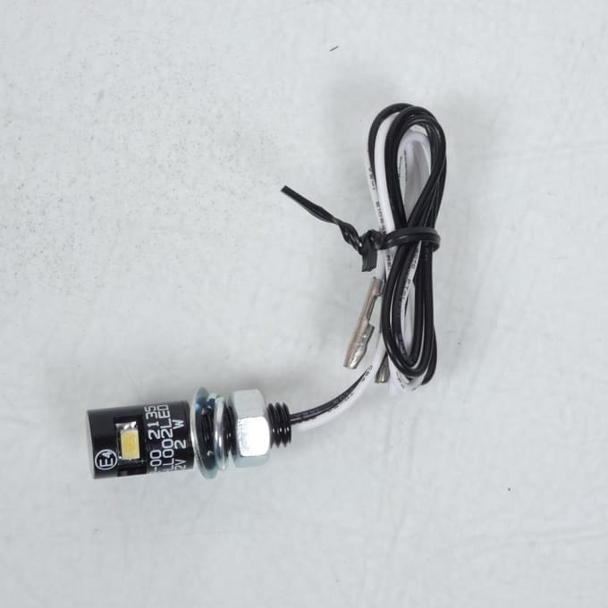 Kentekenverlichting Led 12V 2W wit Vparts voor tweewieler Motor Scooter Quad