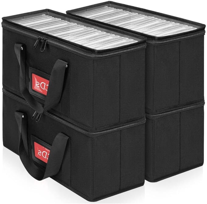 CRLYN® CD Opbergdoos - CD Opbergsysteem - CD Opbergmap - Zwart