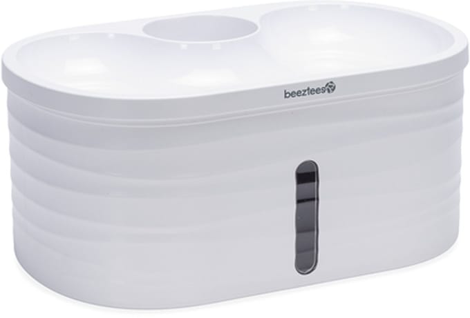 Beeztees Sef Drinkfontein 2.5 L Wit - Kat - draadloos tot 80 dagen - Met Sensor - Fluisterstil