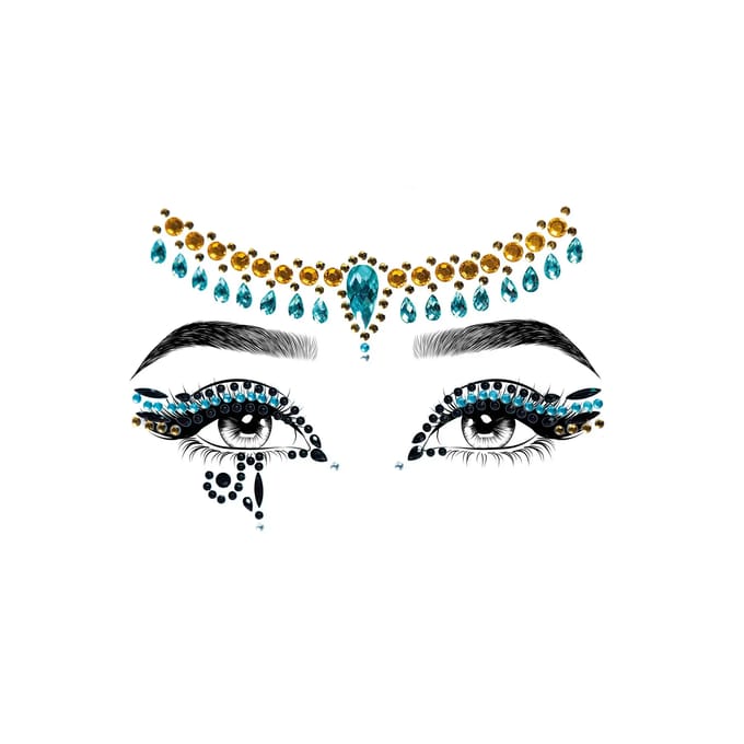 Gezichtstickers Cleopatra vrouw Leg Avenue