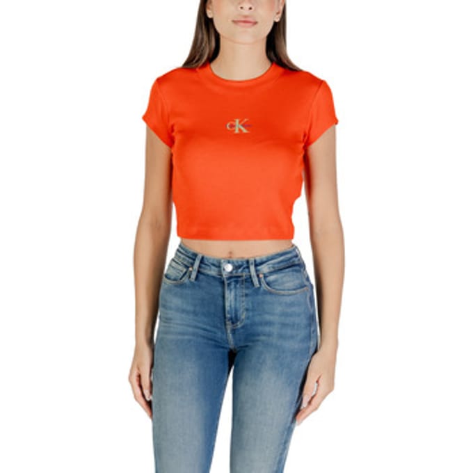 T-shirt Korte Mouw Calvin Klein Jeans MONOGRAM BABY TEE LV047AB802