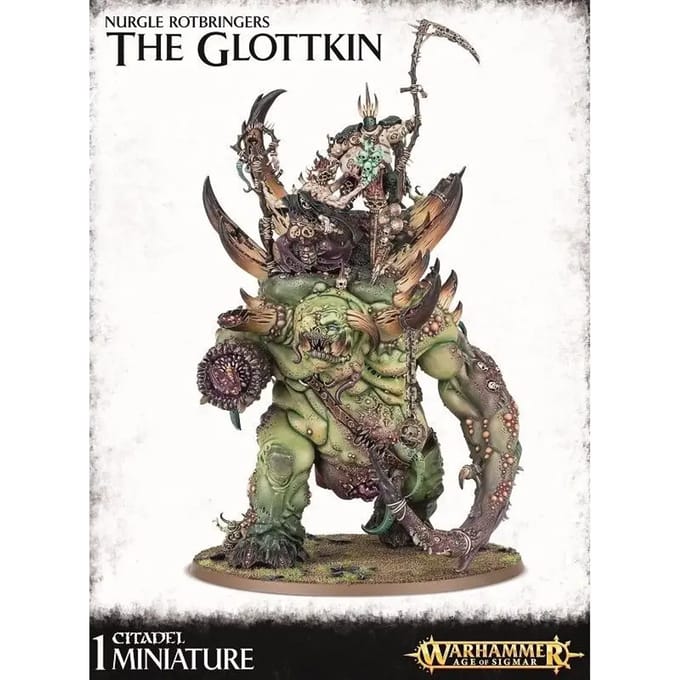 Beeldje Games Workshop Warhammer AoS - Nurgle Rotbringers The Glottkin