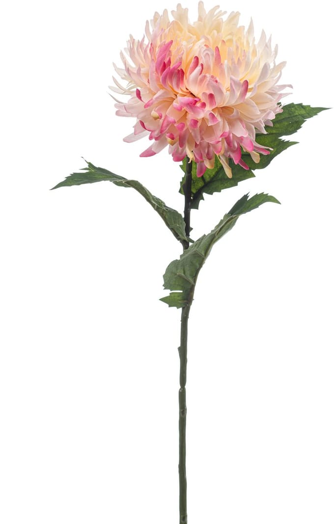 Emerald - Kunstbloem Chrysant lichtroze 57cm - Kunstplant voor binnen