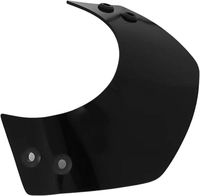 Motorfiets Windscherm - Scooter Flyscreen - Comfortabel Rijden - Windgeluid Verminderen - 1x1x1 cm - Transparant