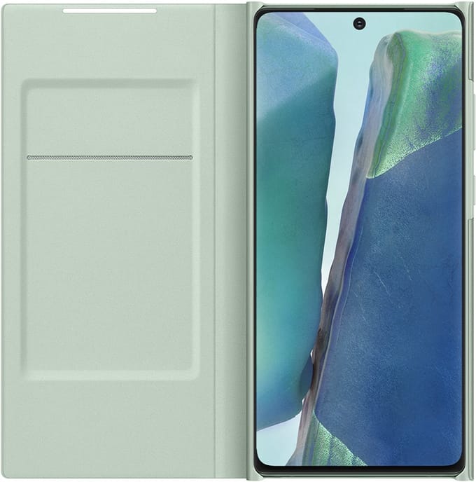 Samsung LED view cover - Voor Samsung Galaxy Note 20 - Groen