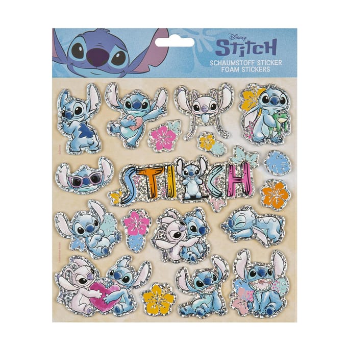 Lilo en Stitch stickers - Glitter stickers - stickers met glittereffect Stitch (6555449)