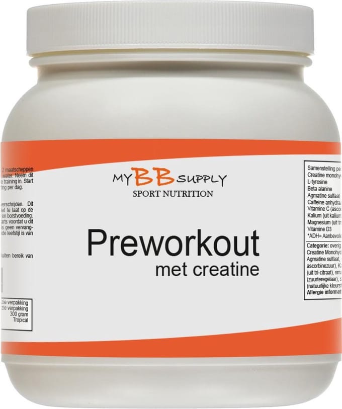Pre workout met creatine nr 2  300gr