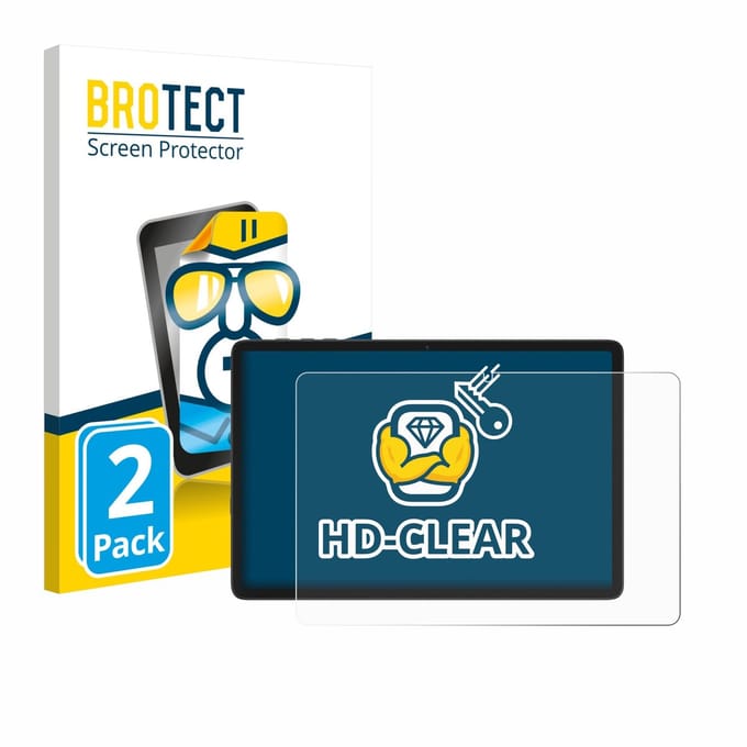 BROTECT - Screenprotector voor Tabwee T20 10.1" - Folie Beschermfolie transparant 2 Stuks