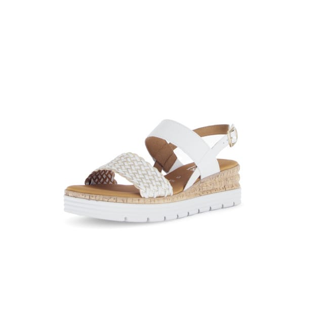 Gabor Damen Sandalette Genua in weiss
