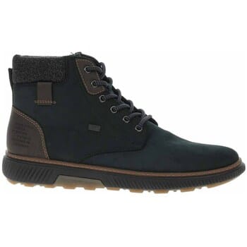 Rieker Tex Veterboots blauw Nubuck - Maat 41