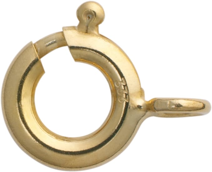 Veerring dubbel Ø 7,00mm zonder kraag
