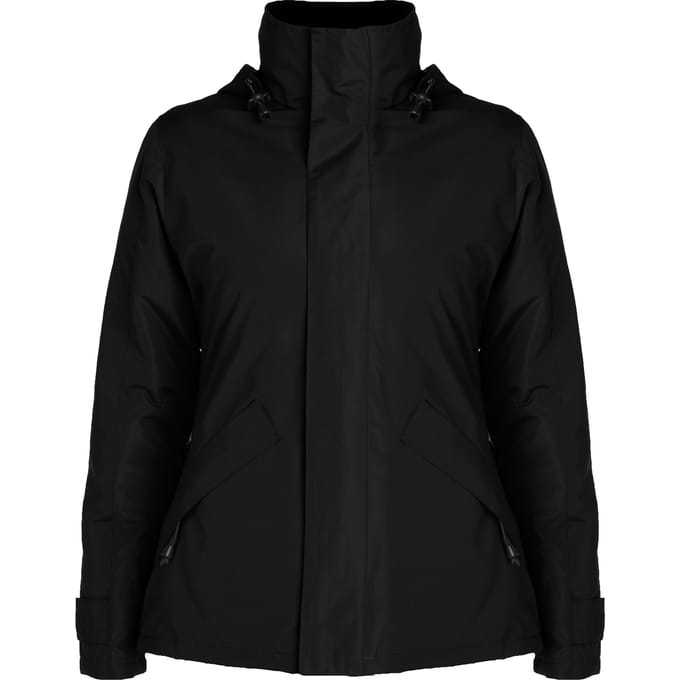 Roly Dames/Dames Europa Slim Parka (Zwart)