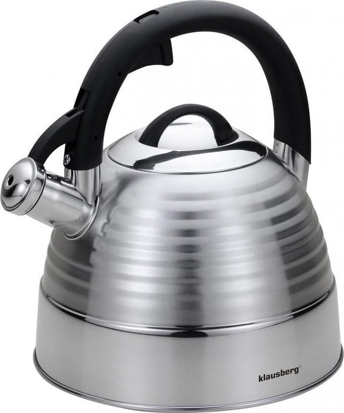 Klausberg 7481 fluitketel - 3L - rvs - alle warmtebronnen
