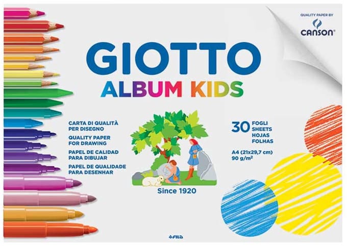 Giotto 580200 creatief papier Kunstpapier 30 vel