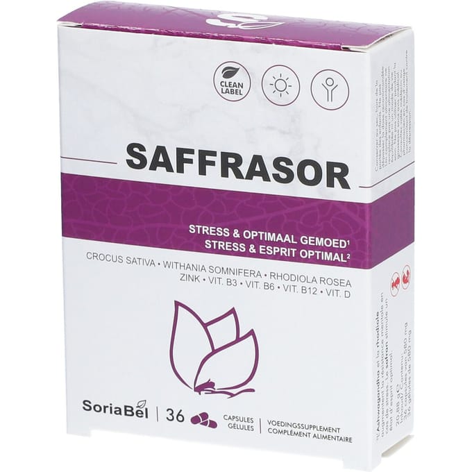 SoriaBel Saffrasor 36 Capsules