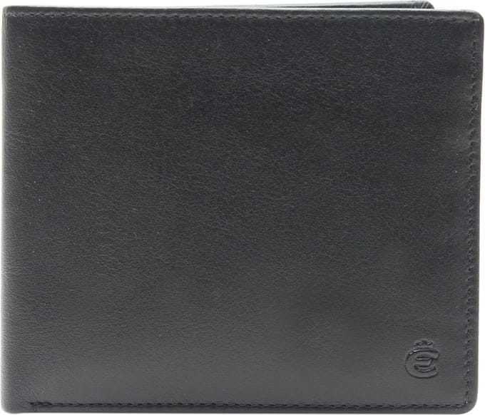 Esquire Portemonnee Logo Billfold Wallet Black Zwart