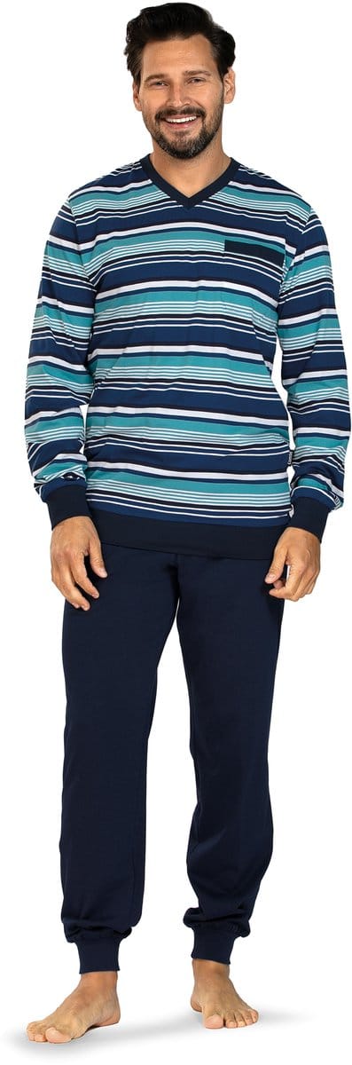Heren Pyjama 'Blue Stripes'
