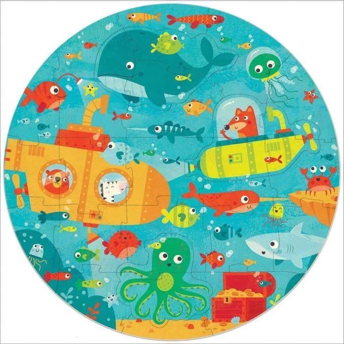 Educa - Onder water - Vorm puzzel 28 stukjes