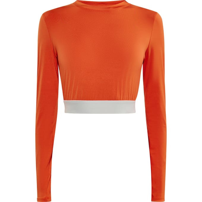 Mymo Longsleeve Dames oranje