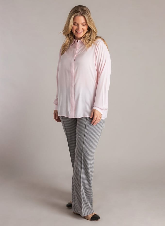 YEST CURVE Judit Tops - Pale Pink - maat X-0(44)
