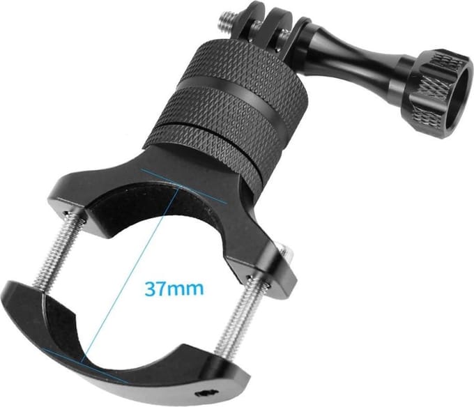 Shop4 - Actioncam Fietshouder - 360 Graden Draaibaar Zwart