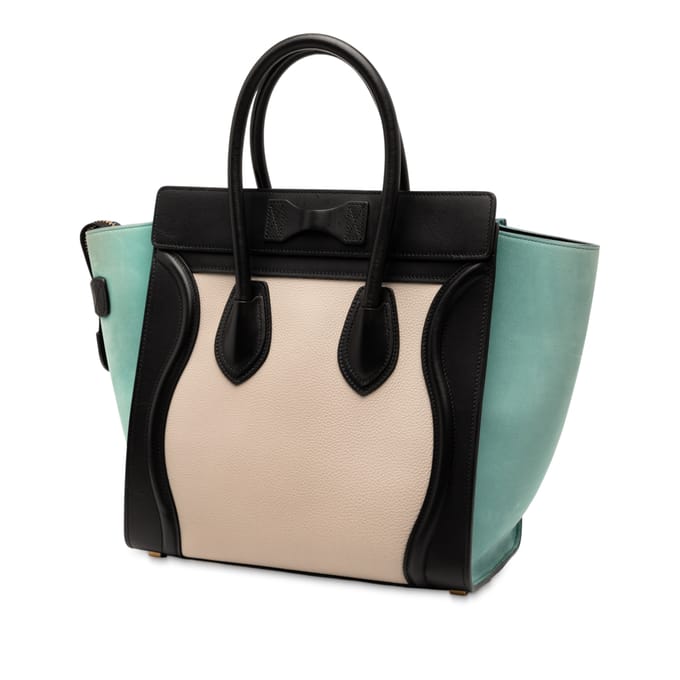 Tweedekans Micro Tricolor Leren Bagagetas