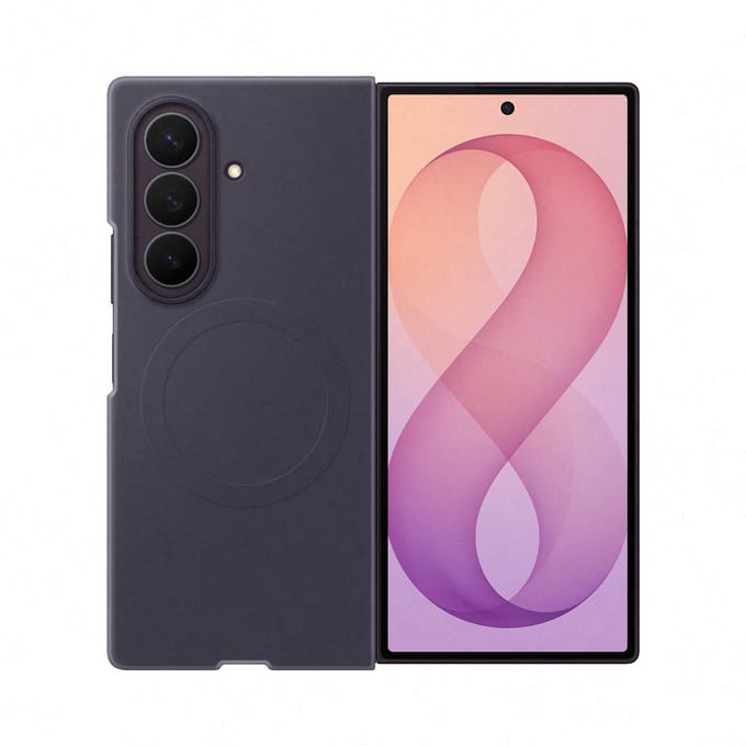 Hoes voor Samsung Galaxy Z Fold8 Ultra F976, Silicone Magnet Case, Violet EF-EF976CVEGWW