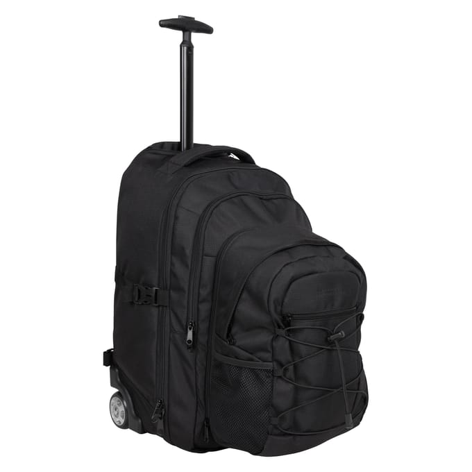 Mountain Warehouse Pioneer Wheeled Rugzak (Zwart)
