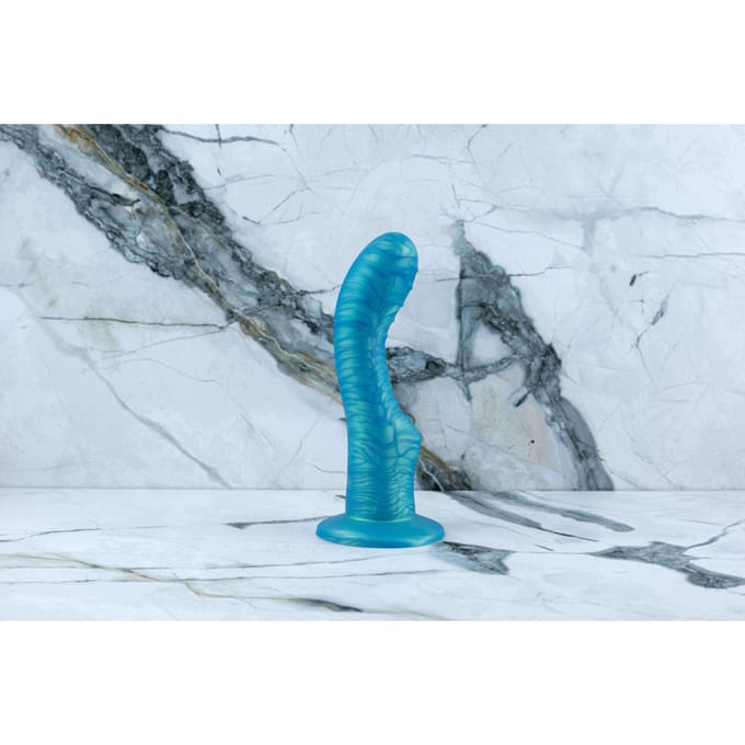 Ylva &amp; Dite | Gold-Blue Anal Dildo with Suction Cup | Kajsa