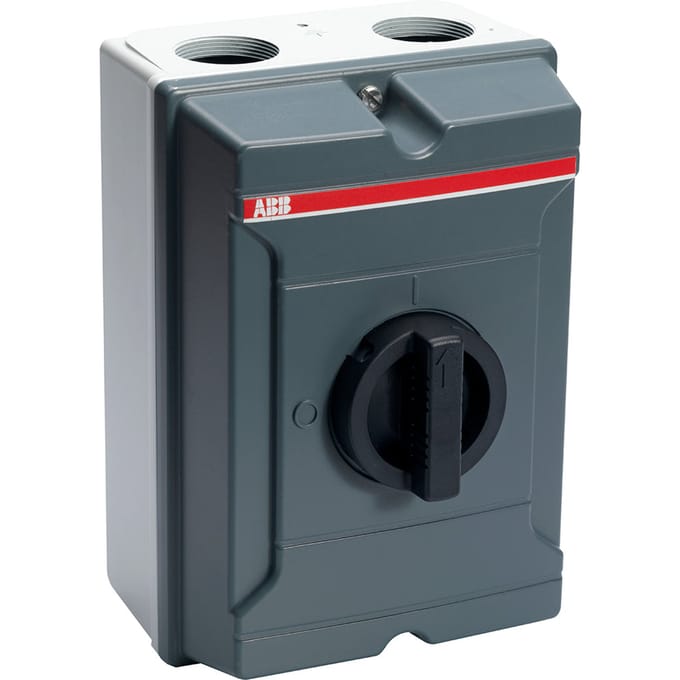 ABB KSE463 4-Pool 63A Ingebouwde Schakelaar IP65 - 2CMA144582R1000