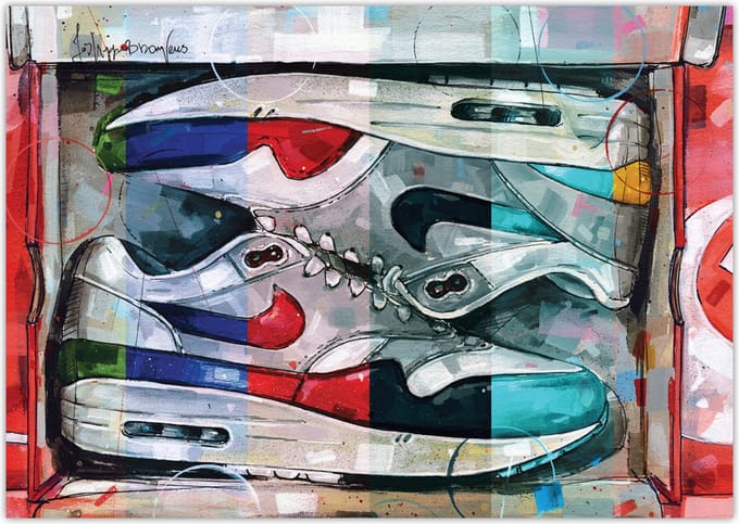 Sneaker poster shoebox colourway 42x29,7 cm (A3)