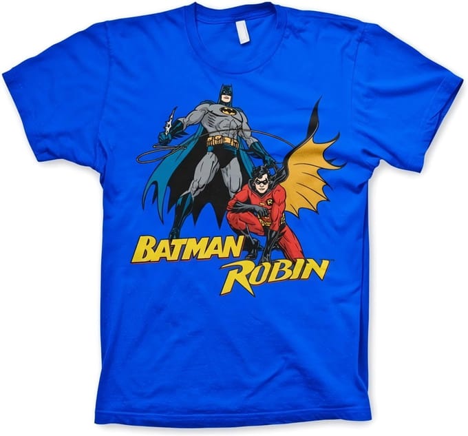 Batman & Robin T-shirt blauw