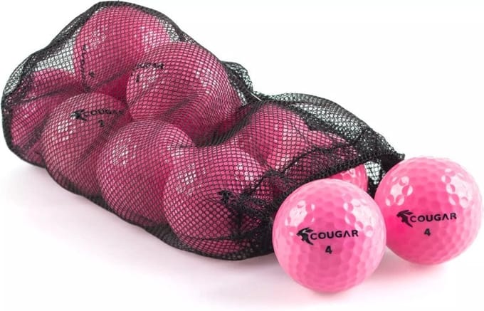 Cougar - Golfballen - Roze - 12 stuks