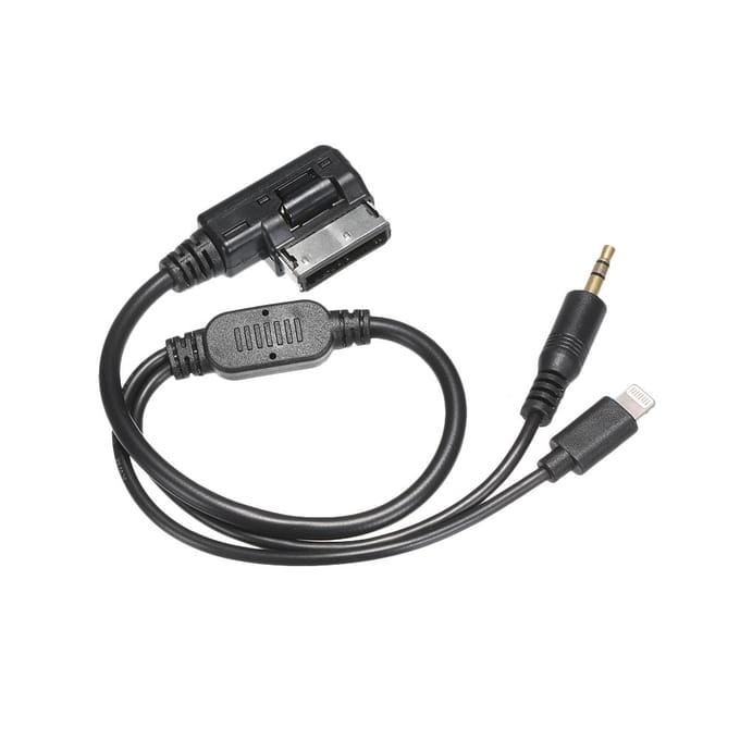 3,5 mm AUX-interfaceadapter met lijn Geschikt voor VW MDI AMI MMI iPad iPhone 5 6S