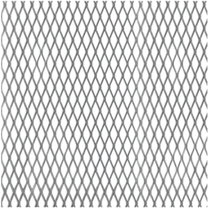 Alberts Metaalgaasplaat - Staal - Ruw - Uitgevouwen Metaal - 250x500x2,2mm