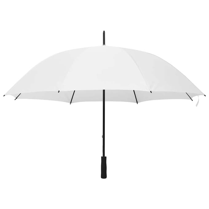 vidaXL - Paraplu - 130 - cm - wit