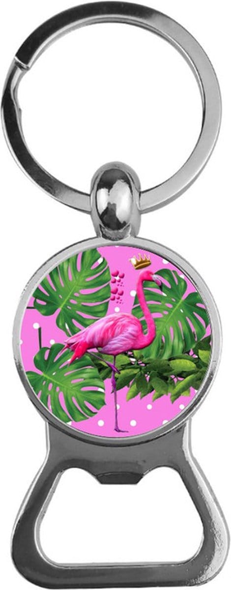Bieropener Glas - Flamingo