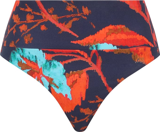 Chantelle Icon - bikinislip taille - maat 42 - ink flowers - C16VC5-A02